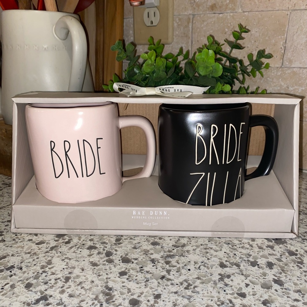 Rae Dunn “Bride & Bridezilla” Mugs